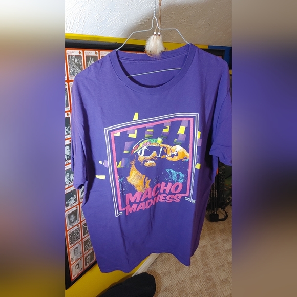 MACHO MAN RANDY SAVAGE tshirt - Picture 2 of 2
